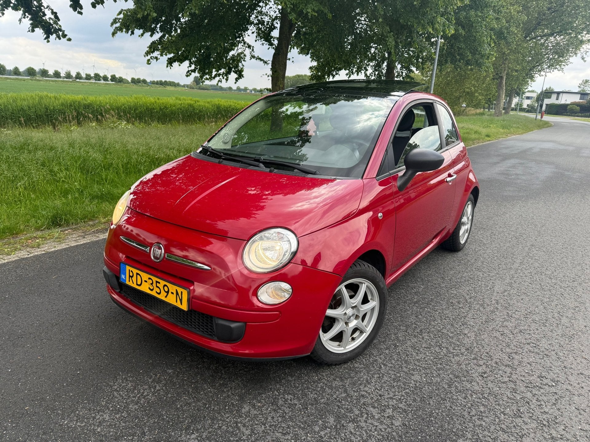 Fiat 500 1.2 Naked PANO/VELGEN/APK 05-2027, Auto's, Fiat, Voorwielaandrijving, Stof, Gebruikt, 4 cilinders