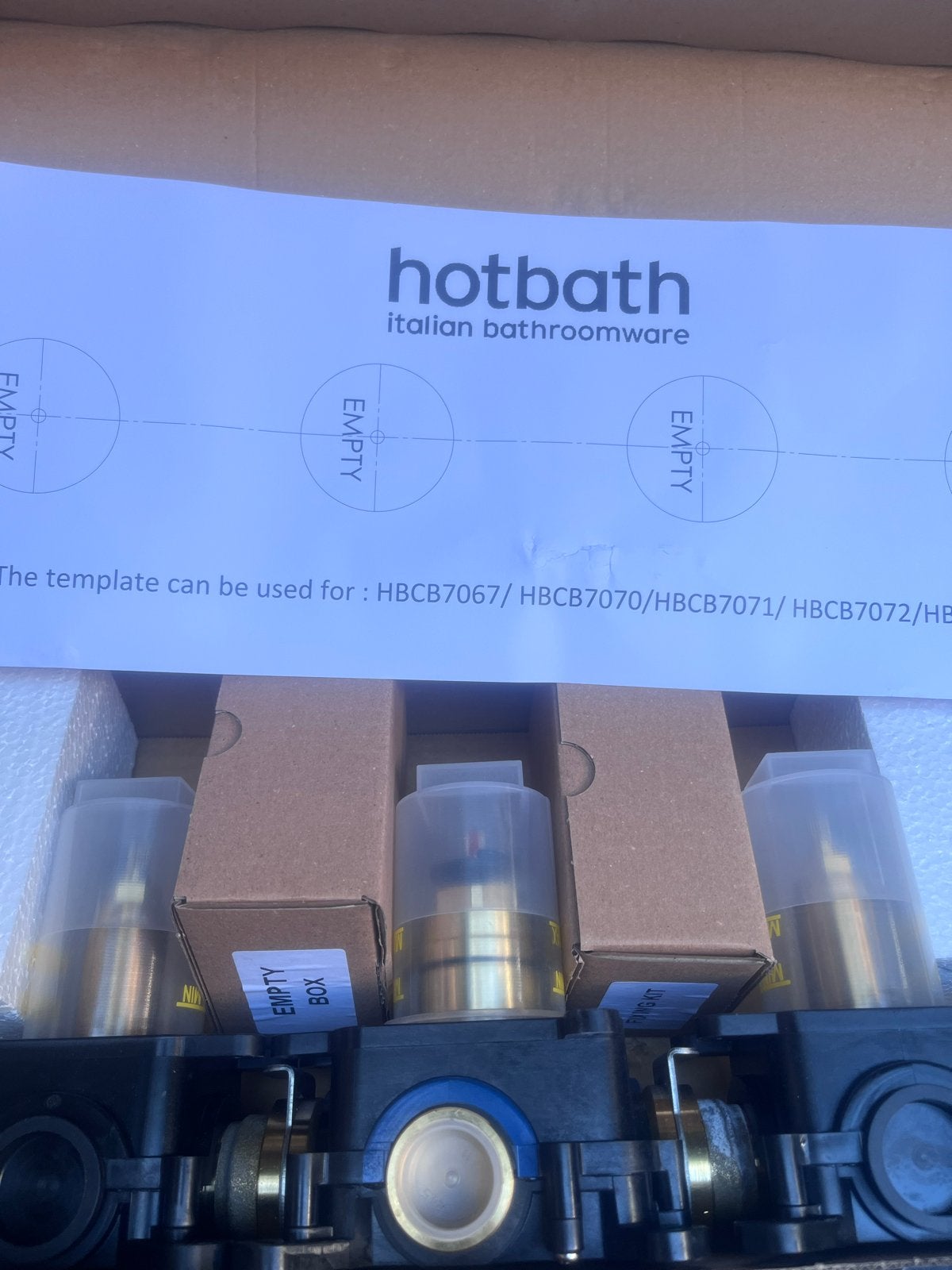 Hotbath HBCB7072 Inbouwdeel - Italiaans Badkamerdesign, Ophalen of Verzenden, Nieuw