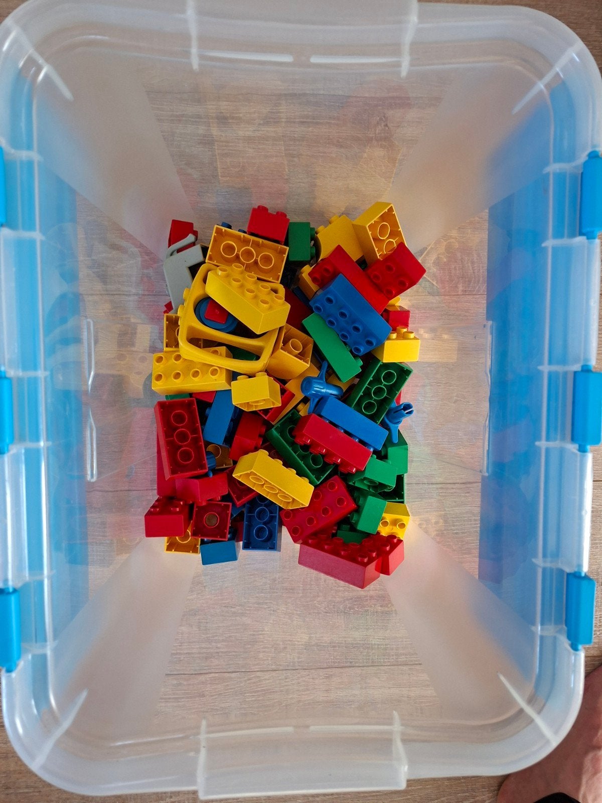 Partij Duplo met voertuigen en figuren, Kinderen en Baby's, Speelgoed | Duplo en Lego, Ophalen, Inclusief minifiguren, Gebruikt