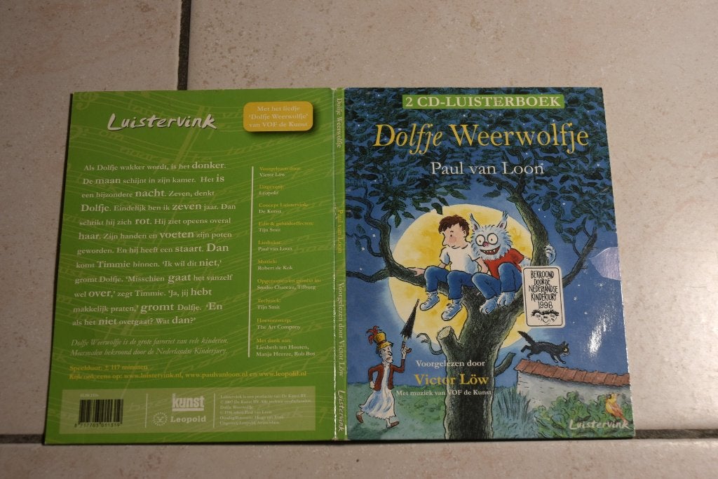 Luisterboek Dolfje Weerwolfje / Paul van Loon 2 cd's, Boeken, Luisterboeken, Ophalen of Verzenden, Cd, Kind