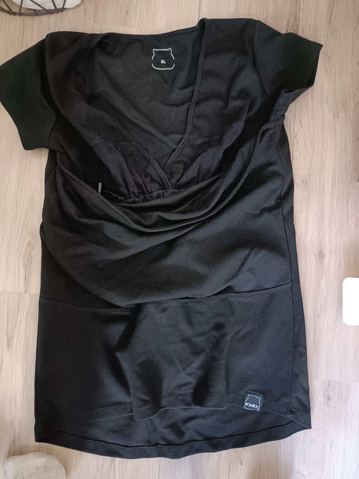 Zwart voedingsshirt XL - Womboo, Ophalen, Womboo, Zwart, Maat 46/48 (XL) of groter