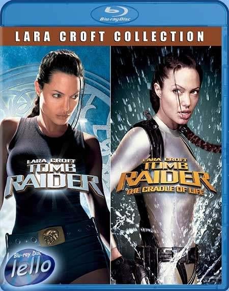 Blu-ray: Lara Croft: Tomb Raider 1 & 2 (Angelina Jolie) USNN, Cd's en Dvd's, Blu-ray, Ophalen of Verzenden, Nieuw in verpakking