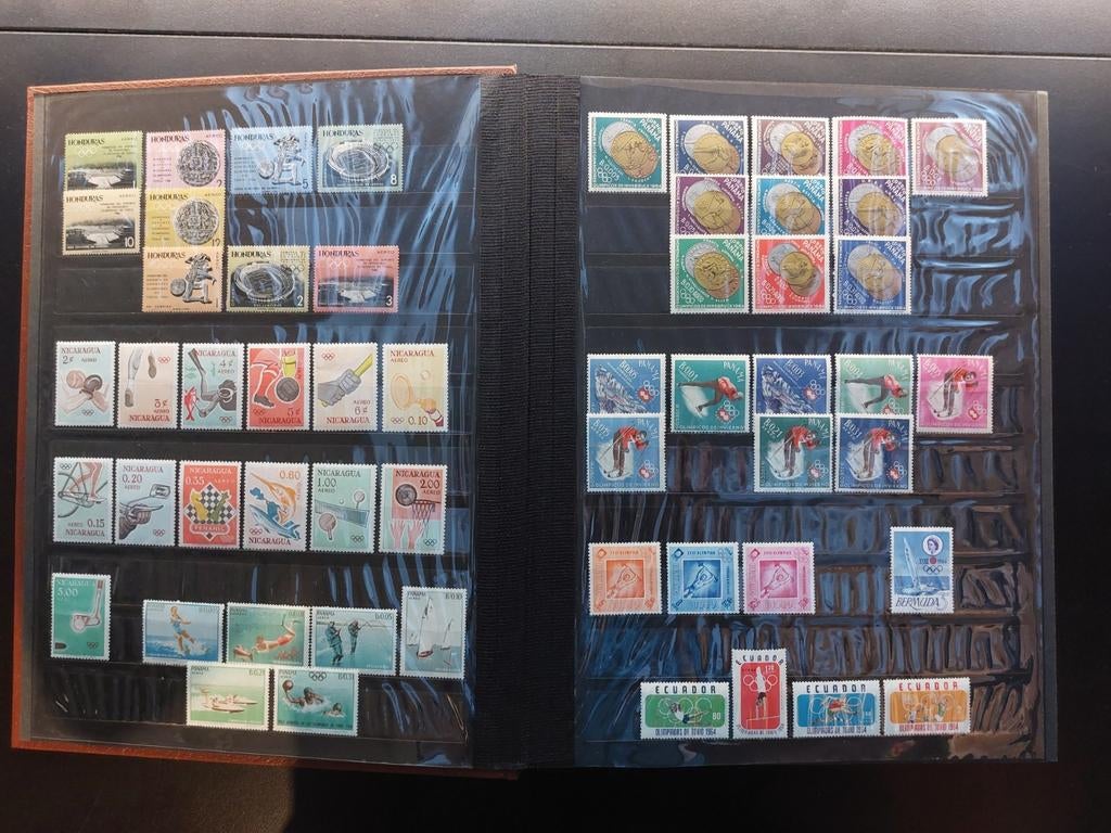 Postfrisse postzegel verzameling Olympische Spelen 1964, Postzegels en Munten, Postzegels | Volle albums en Verzamelingen, Ophalen of Verzenden
