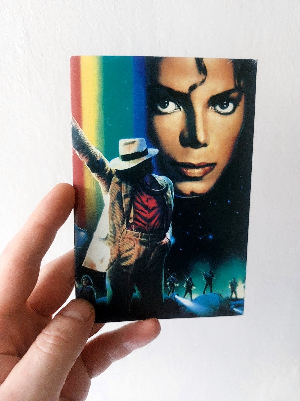 Michael Jackson Moonwalker stickerboekje official merch 1998, Onbekend, Artiest, Ophalen of Verzenden, Zo goed als nieuw