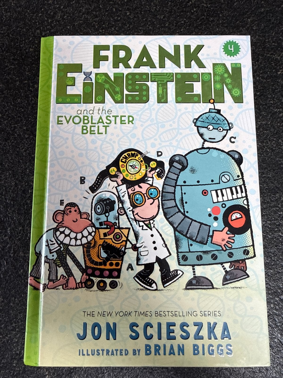 Frank Einstein and the EvoBlaster Belt - Jon Scieszka, Ophalen of Verzenden, Zo goed als nieuw, Fictie algemeen