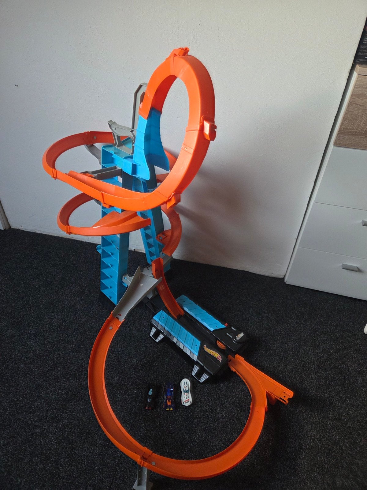 hotweels action baan, Ophalen, Racebaan, Zo goed als nieuw, Hot Wheels