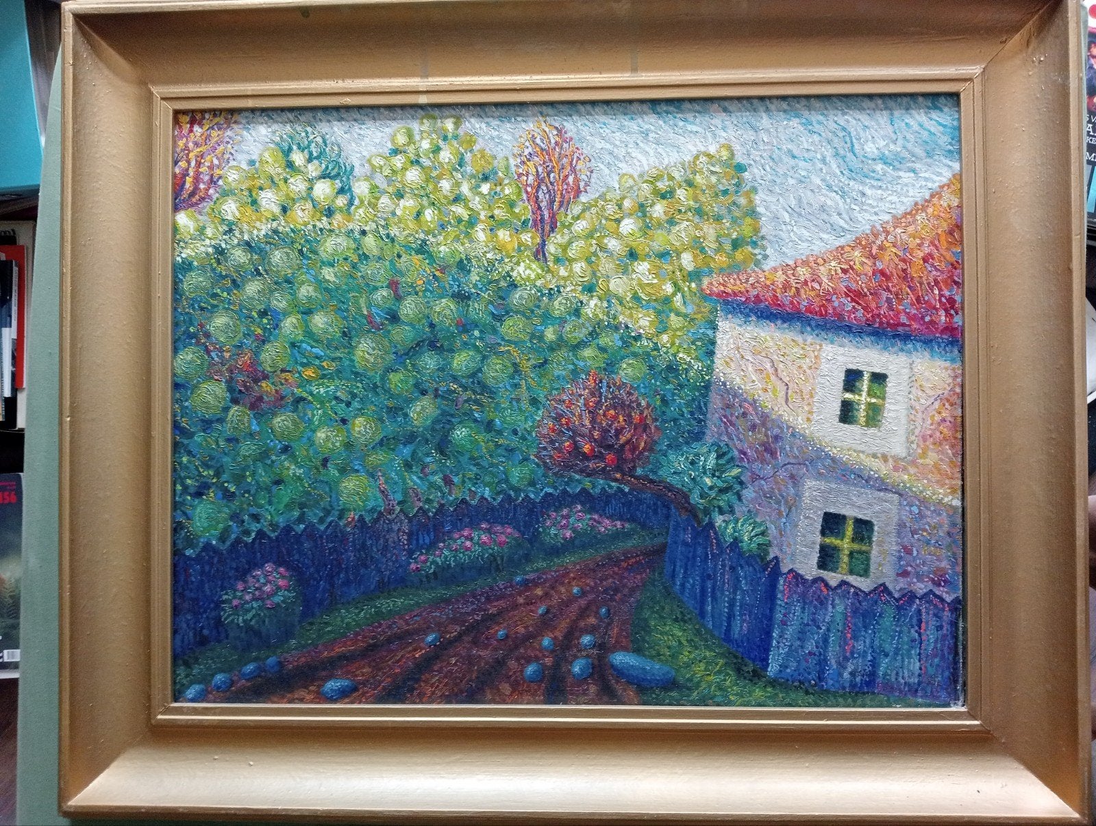 Dan Richter Czech Tsjechië (1930) Olieverf doek jaren 50-60, Ophalen of Verzenden
