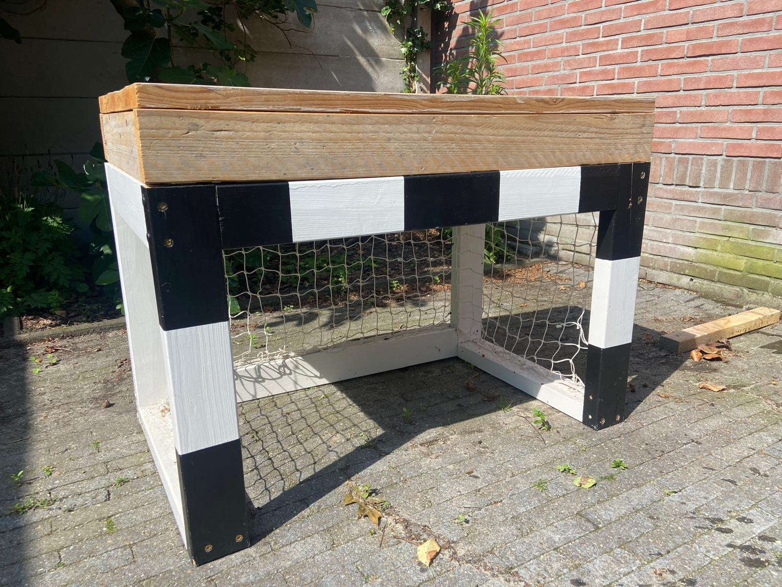 Grais houten voetbal doeltje / bureau kinderkamer 2x, Ophalen, Overige typen
