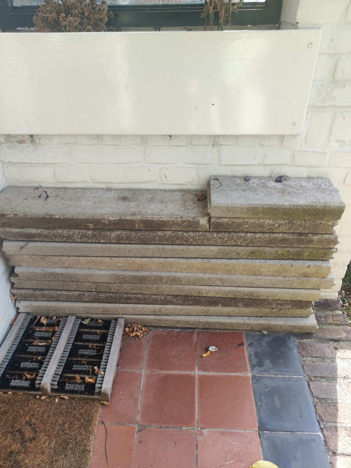 Gebruikte betonnen band - Diverse afmetingen, Ophalen, Gebruikt, Overige typen, Minder dan 5 m²
