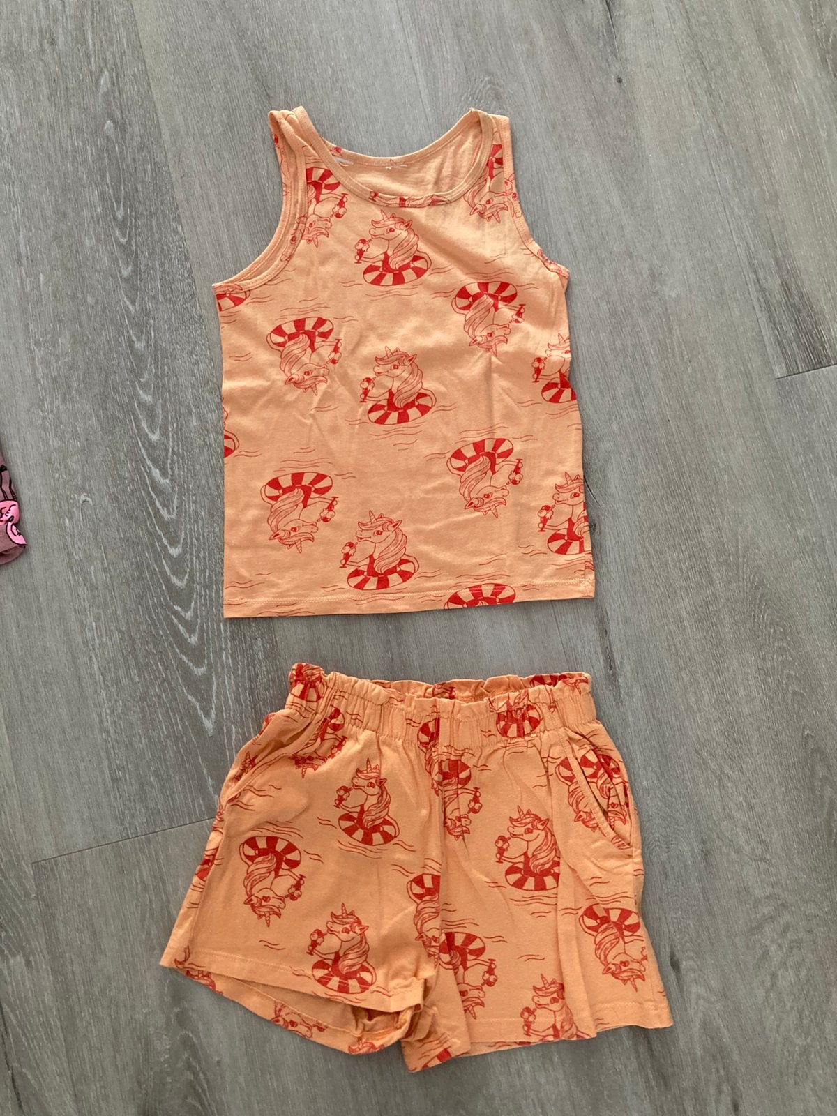 Leuke zomers setje maat 134, Kinderen en Baby's, Kinderkleding | Maat 134, Verzenden, Zo goed als nieuw, Meisje