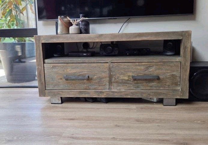 GRATIS Pronto tv meubel & salon tafel, Ophalen, Rechthoekig, 100 tot 150 cm, 50 tot 100 cm