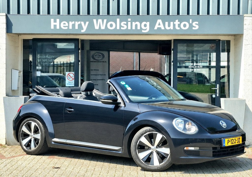 Volkswagen Beetle Cabriolet 1.2 TSI Design Aut Navi Clima Pd, Euro 5, Stof, Gebruikt, Beetle (Kever)