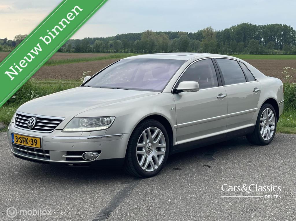 Volkswagen Phaeton 4.2 V8 - Exclusive - Top! - Youngtimer, Auto's, Volkswagen, Automaat, Gebruikt, 8 cilinders, Verwarming stoelen achter