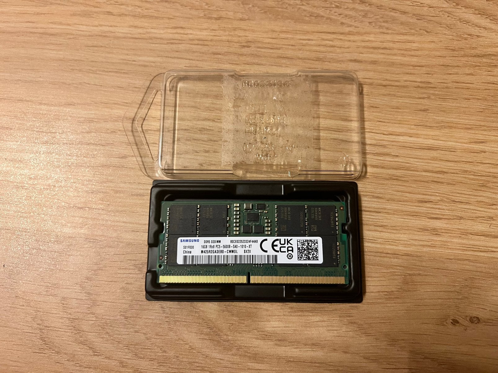 Samsung 16GB DDR5 RAM SO-DIMM – 5600MHz (Met Beschermdoosje)