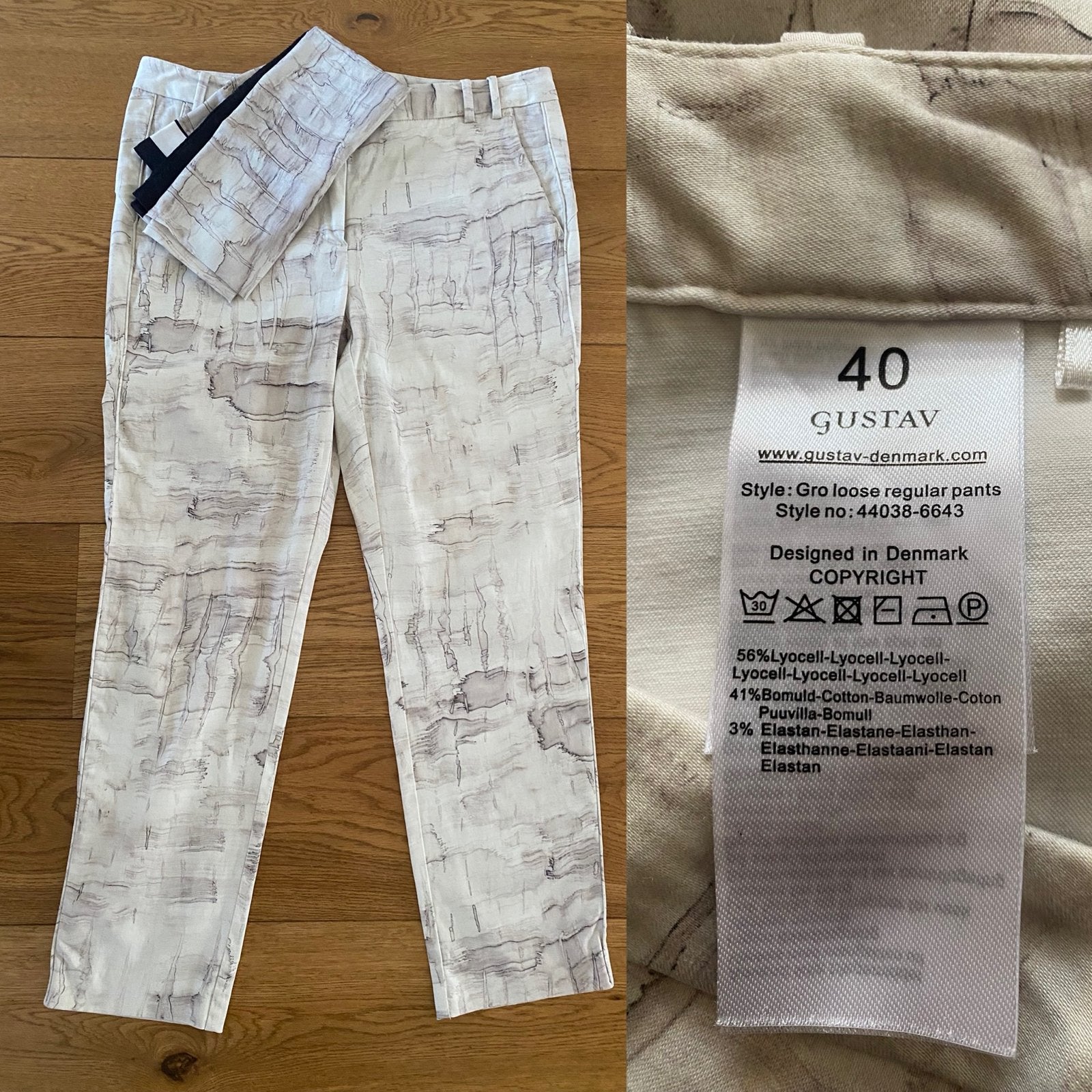 Gustav broek 40 met sjaal als nieuw, Kleding | Dames, Broeken en Pantalons, Ophalen of Verzenden, Zo goed als nieuw, Maat 38/40 (M)