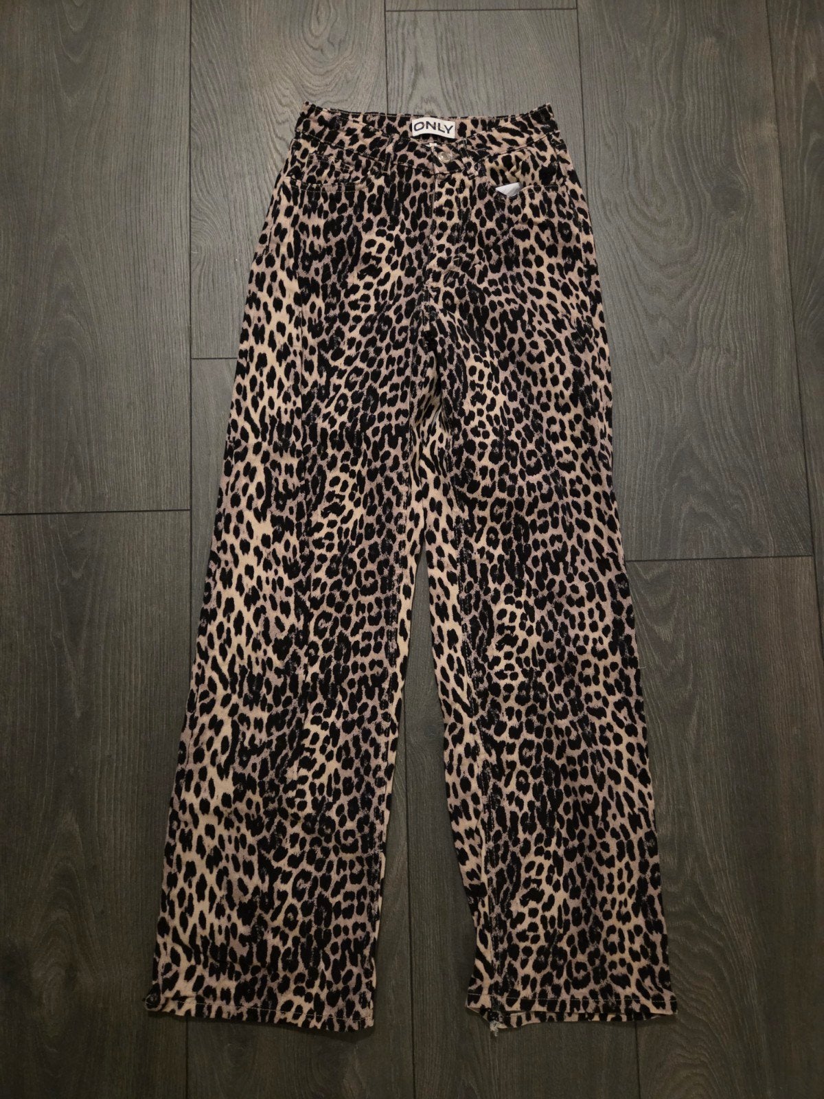 only juicy high waist wide, Kleding | Dames, Only, Bruin, Ophalen of Verzenden, Zo goed als nieuw