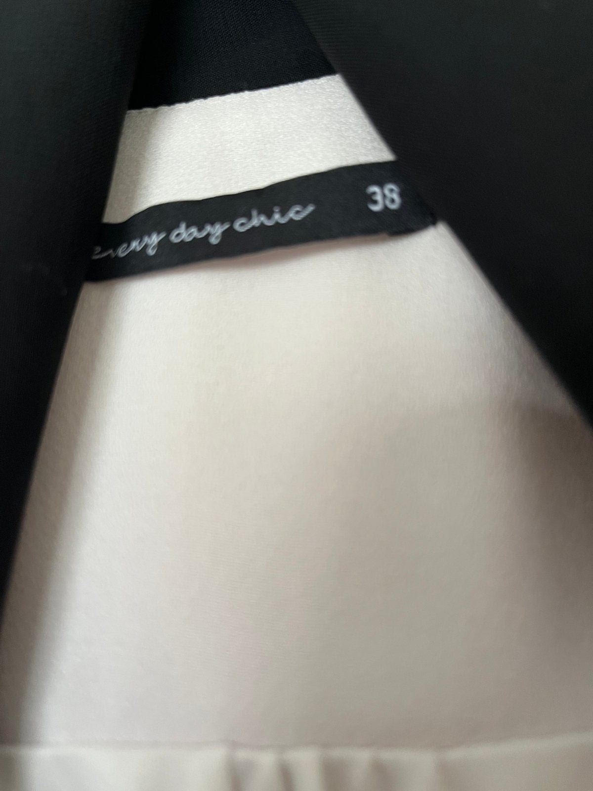 Every Day Chic Jurk Zwart/Wit Maat 38, Maat 38/40 (M), Zwart, Ophalen of Verzenden, Zo goed als nieuw