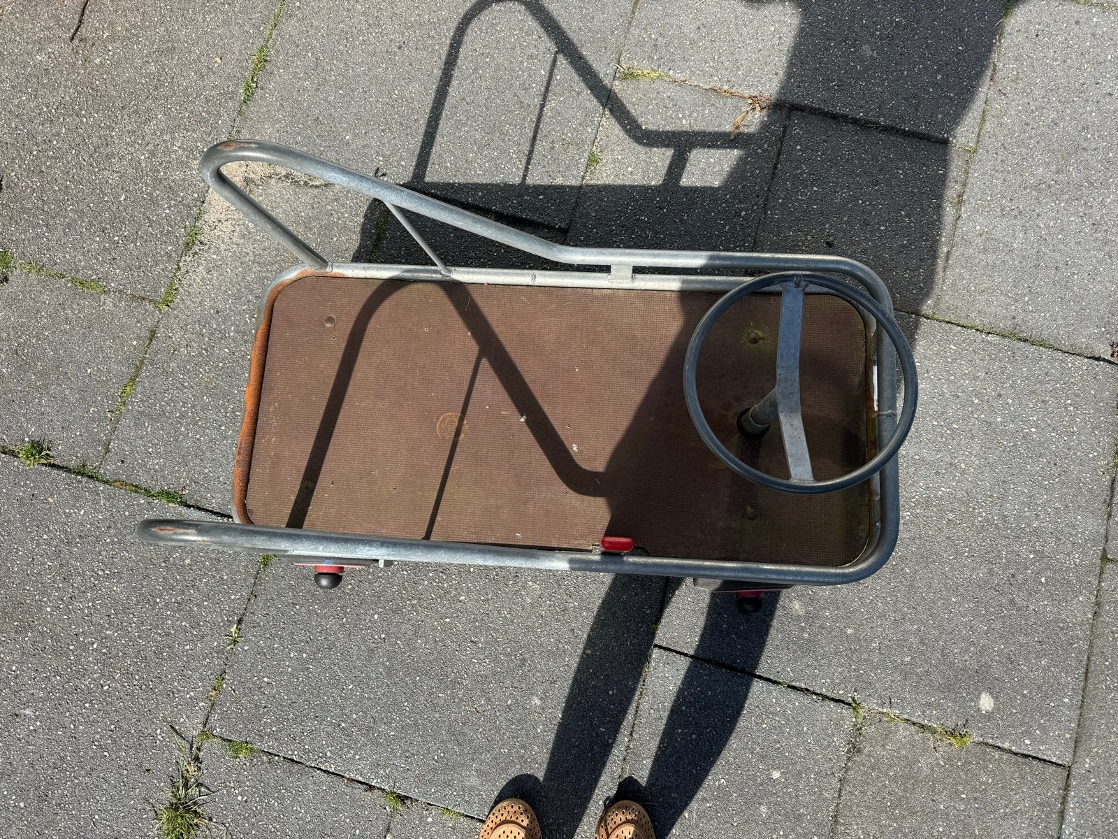 Schoolkarretje van Heutink - Functioneert goed, Ophalen, Gebruikt, Duwvoertuig