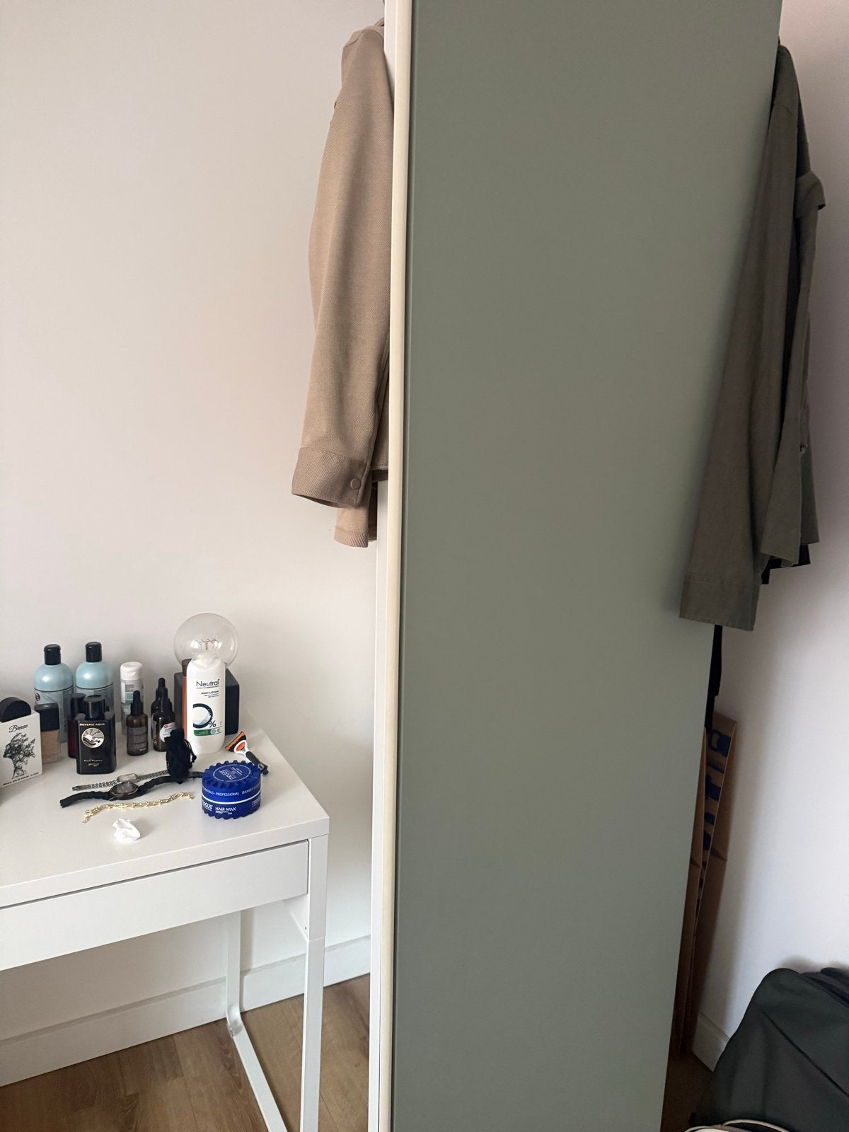 IKEA Pax Kast 50 cm - Groene Deur, Huis en Inrichting, Ophalen, Minder dan 50 cm, 200 cm of meer, Zo goed als nieuw