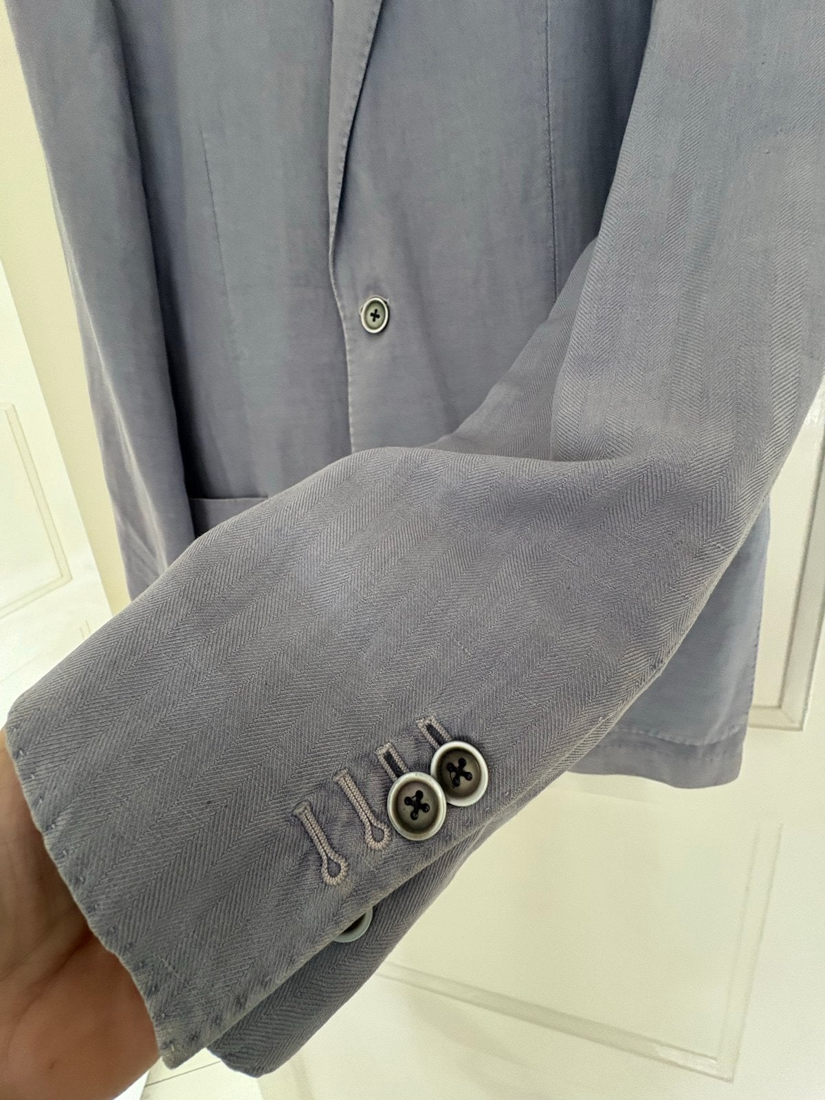 Corneliani ID Zomer Set: Blauwe Pantalon en Jasje, Kleding | Heren, Ophalen of Verzenden, Zo goed als nieuw, Overige maten, Blauw