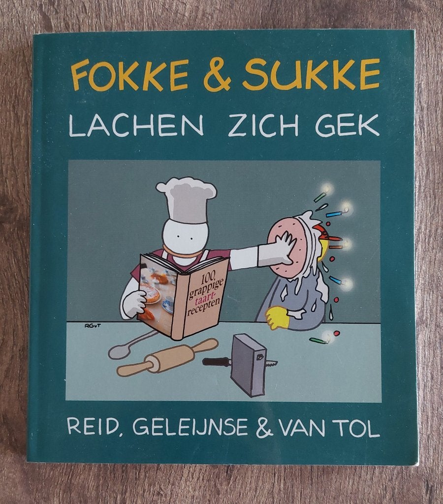 Fokke & Sukke lachen zich gek GESIGNEERD, Gelezen, Eén stripboek, Ophalen of Verzenden, Reid, Geleijnse & Van Tol