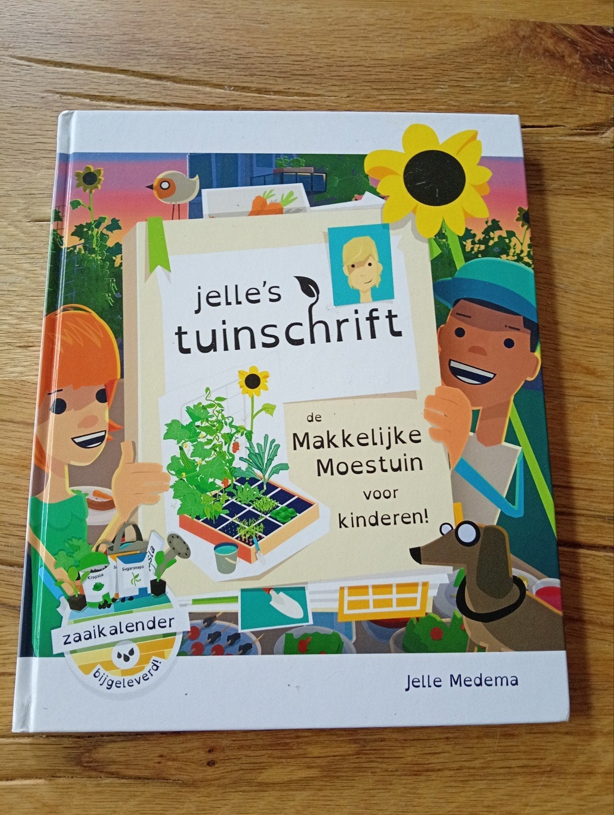 Jelle's Tuinschrift  Moestuin voor Kinderen - Jelle Medema, Ophalen of Verzenden, Zo goed als nieuw, Fictie algemeen