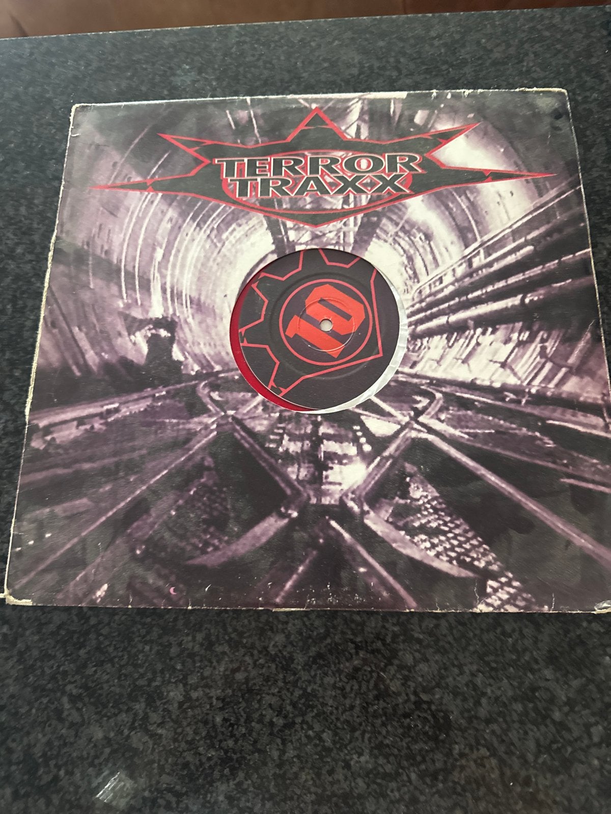 Terror Traxx - Too Fast For Mellow - Rode Vinyl, LP, Gebruikt, Overige genres, Colored vinyl