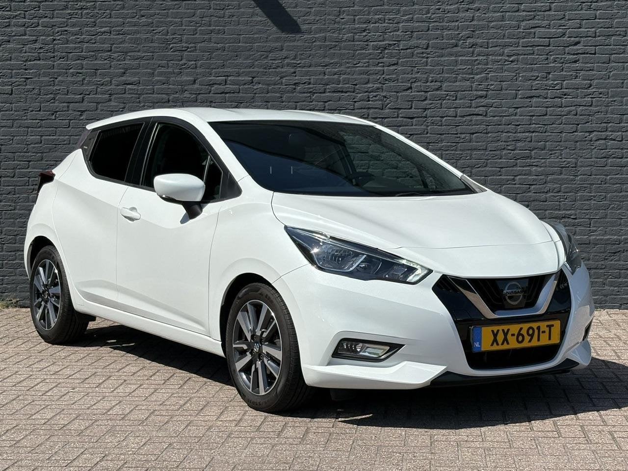 Nissan Micra 1.0 T 100pk N-Connecta | 1e Eigenaar | Dealer O, Auto's, Voorwielaandrijving, Euro 6, Wit, Origineel Nederlands