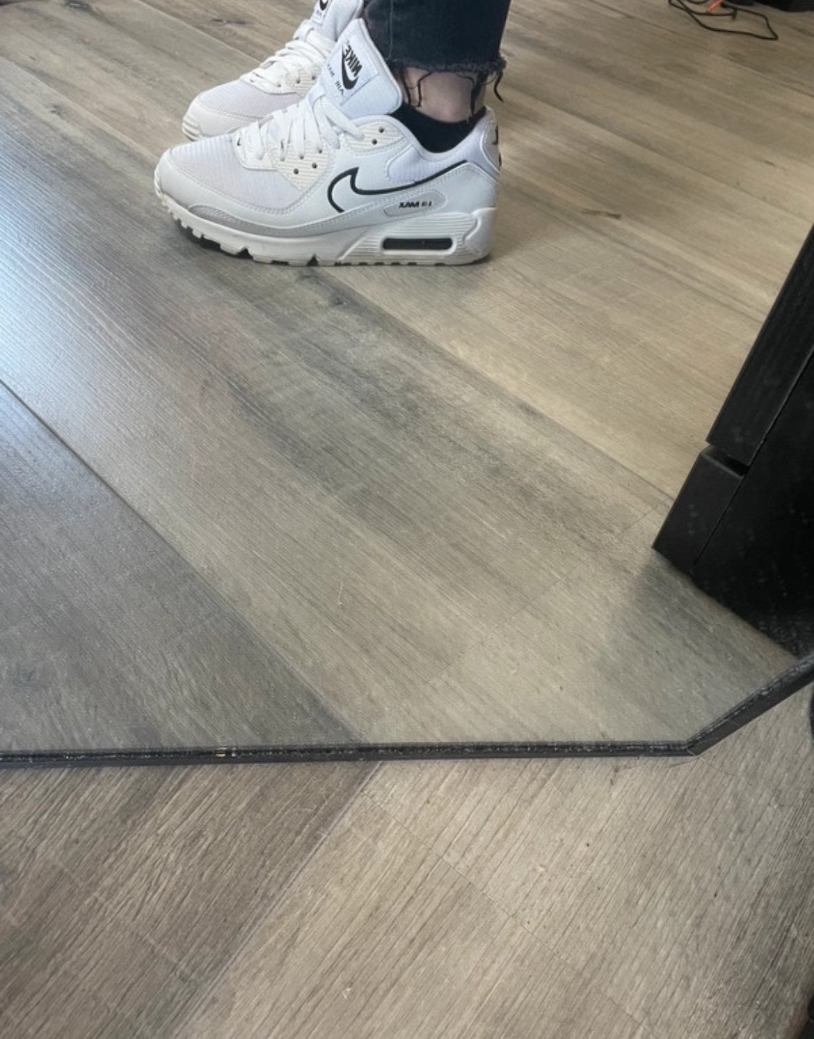 Nike air max wit, Wit, Ophalen of Verzenden, Sneakers of Gympen, Zo goed als nieuw
