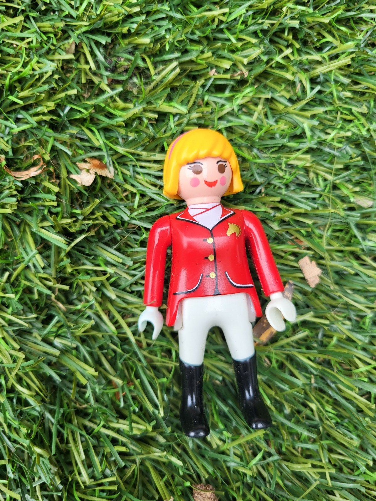 Playmobil poppetje paardrijster, Ophalen of Verzenden, Zo goed als nieuw, Losse onderdelen, Figuren