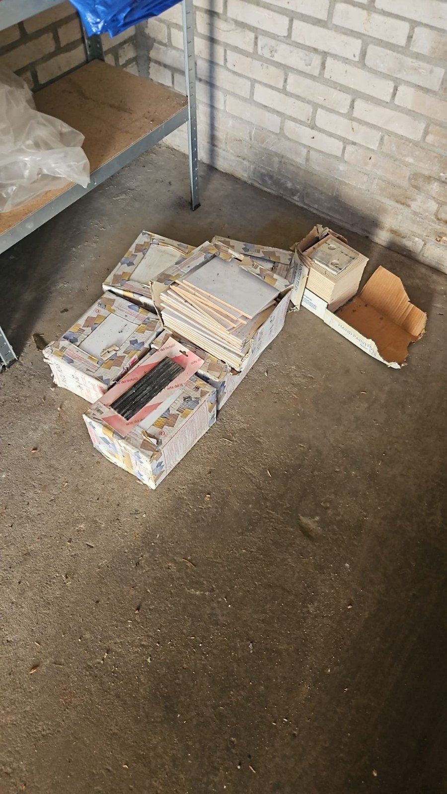 Partij tegels wit GRATIS, Ophalen, Minder dan 20 cm, Minder dan 20 cm, Minder dan 5 m²