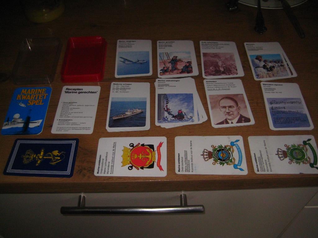 kwartet marine kwartet spel, Ophalen of Verzenden, Zo goed als nieuw, Kwartet(ten)