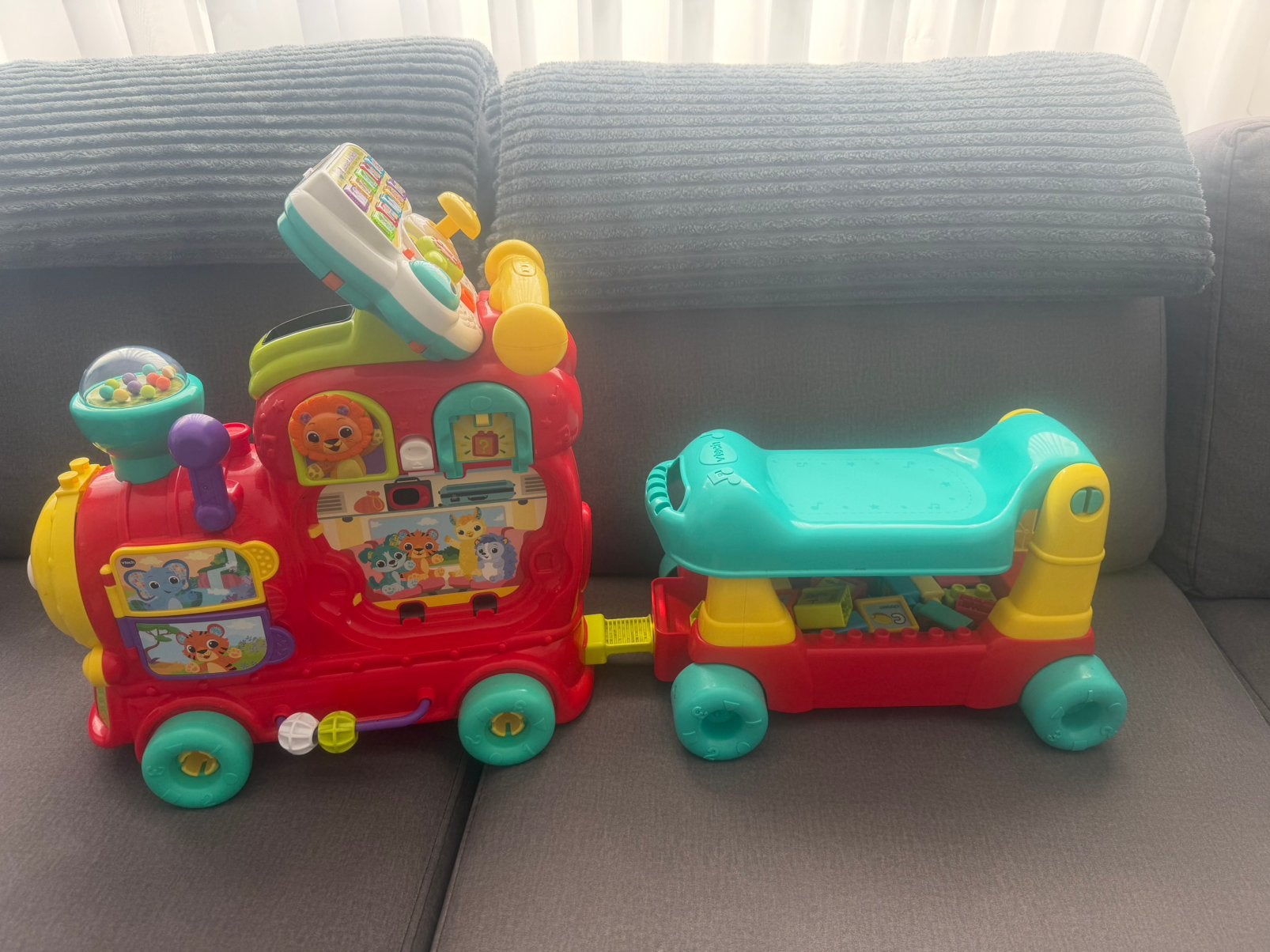 Vtech trein, Ophalen of Verzenden, Zo goed als nieuw, 6 maanden tot 2 jaar