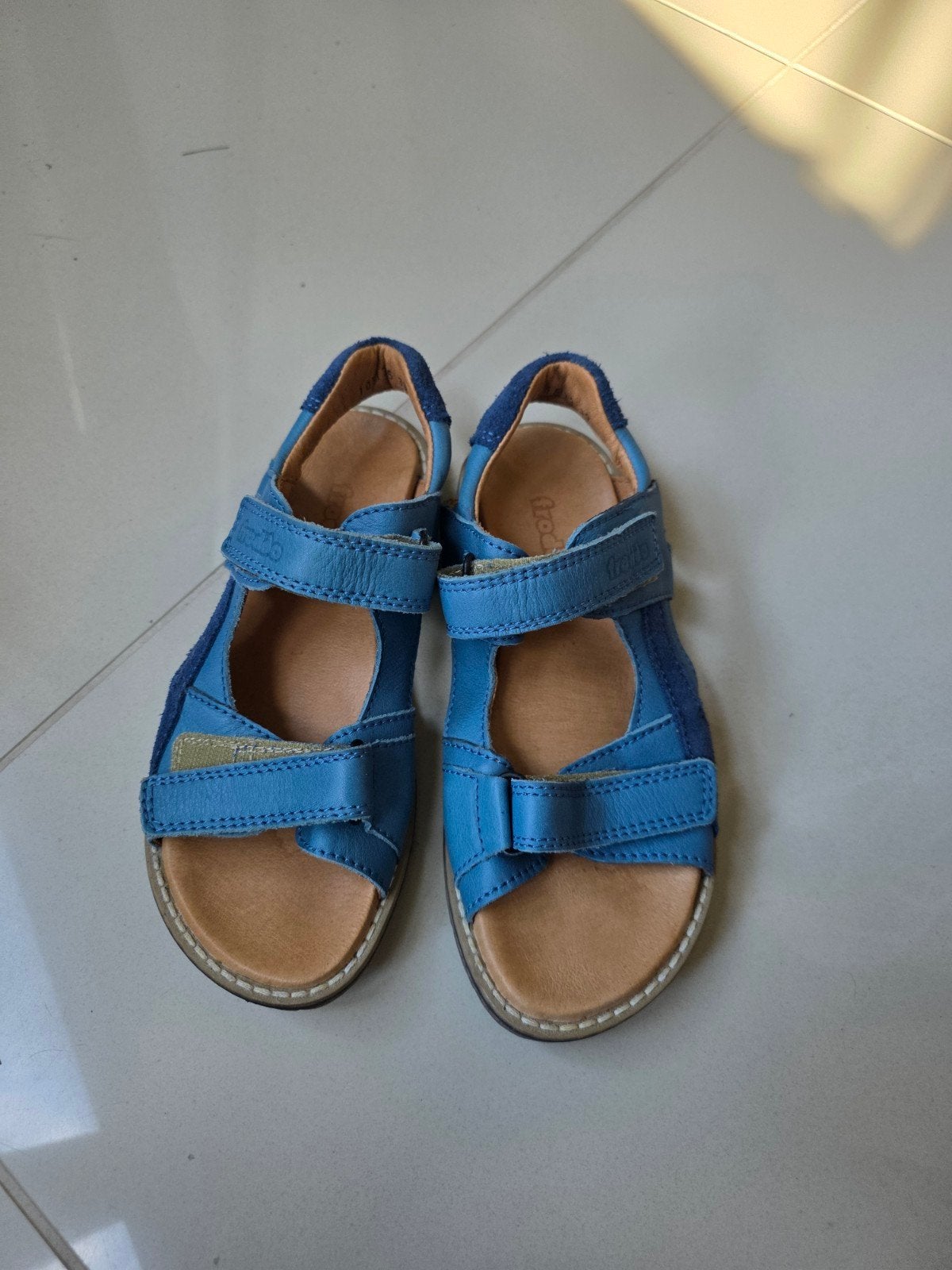 Froddo leren sandalen blauw maat 33 ZGAN, Gebruikt, Froddo, Jongen of Meisje, Schoenen