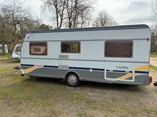 Dethleffs 510 Camper uit 2004, Omvormbare zithoek, Rondzit, Particulier, Kachel