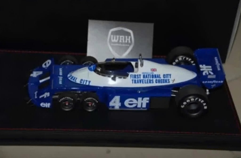 1:18 F1 TYRELL P34 6 wheeler #4 Depailler My collection WRH, Hobby en Vrije tijd, Modelauto's | 1:18, Verzenden, Zo goed als nieuw