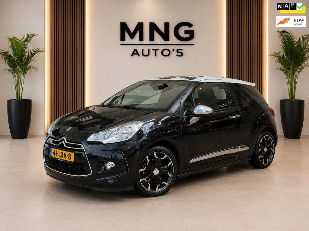 Citroen DS3 1.6 THP Sport Chic|PDC|AIRCO|CRUIS|NAP|InruilKoo, Auto's, Euro 5, 15 km/l, Gebruikt, Origineel Nederlands