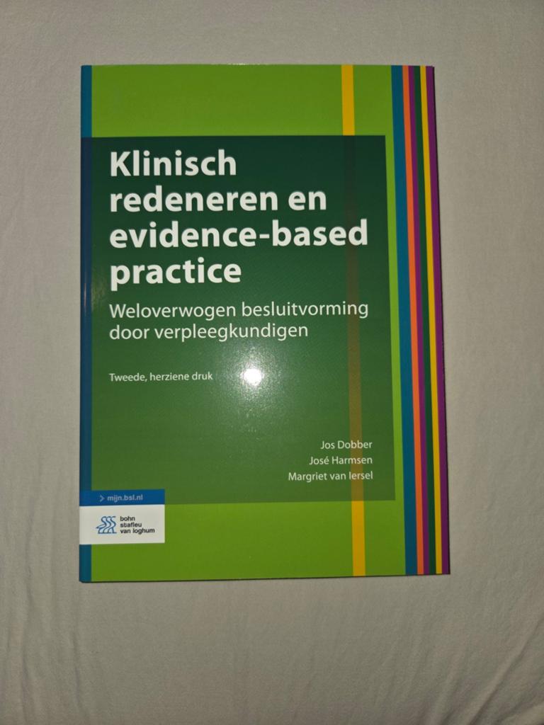 Klinisch redeneren en evidence-based practice, Boeken, Ophalen, Margriet van Lersel; José Harmsen; Jos Dobber, Zo goed als nieuw