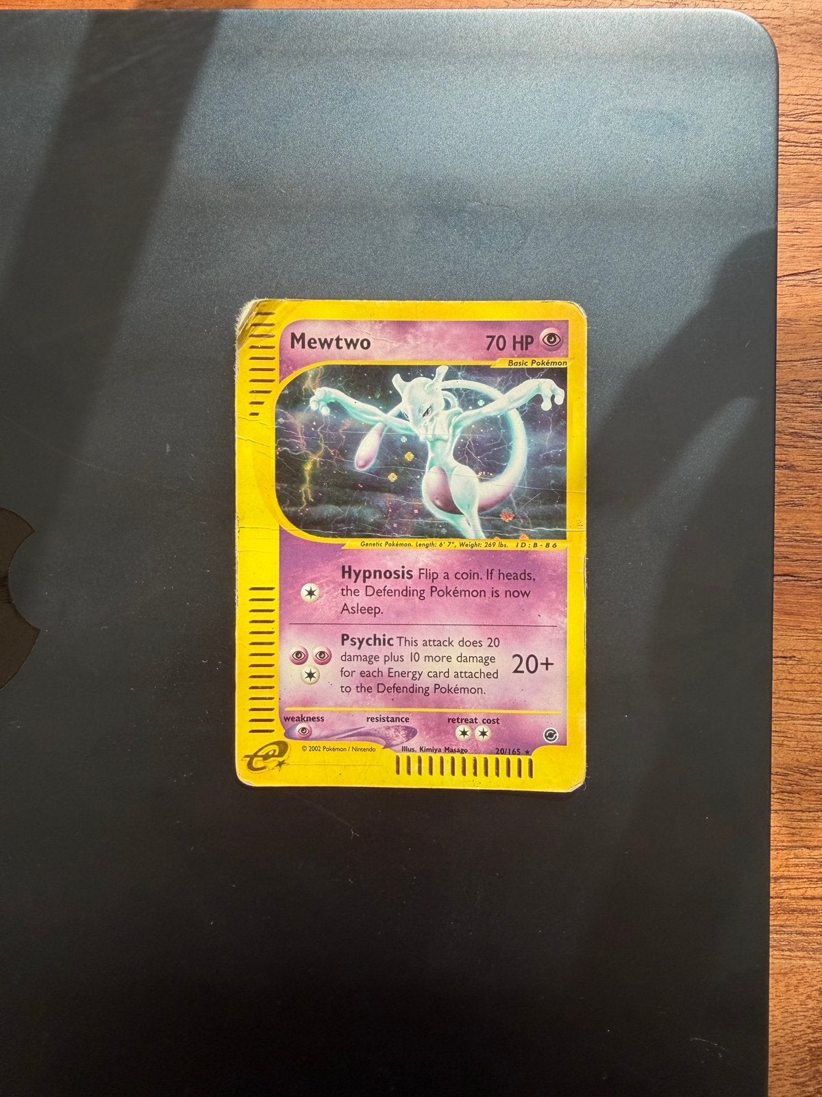Mewtwo expedition holo, Ophalen of Verzenden, Gebruikt, Losse kaart
