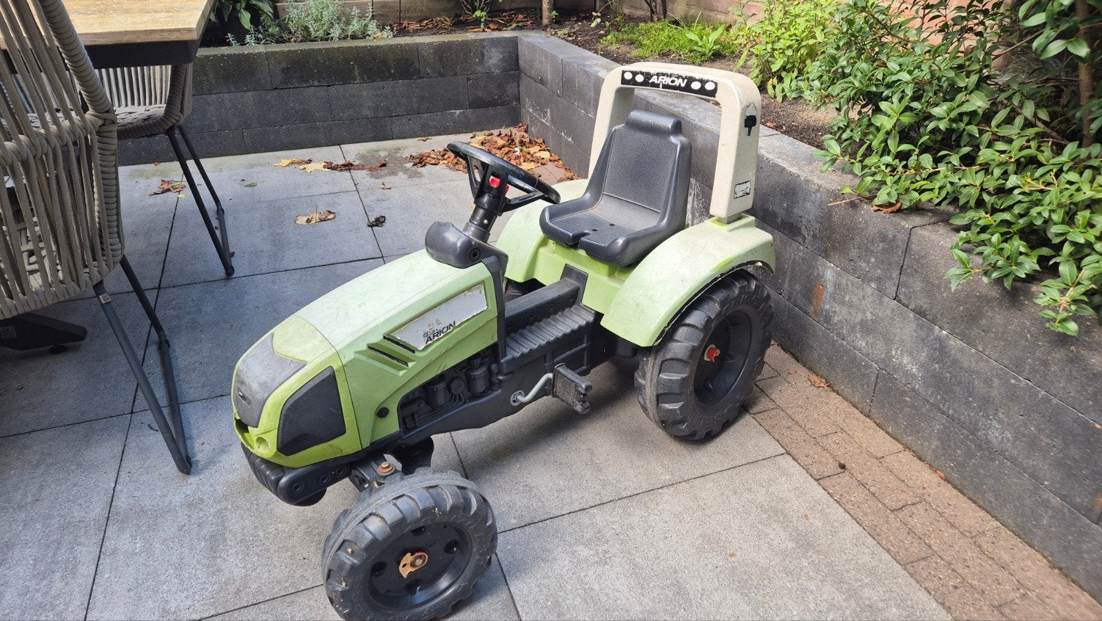 Claas Arion traptractor voor kinderen, Ophalen of Verzenden, Gebruikt, Trapvoertuig