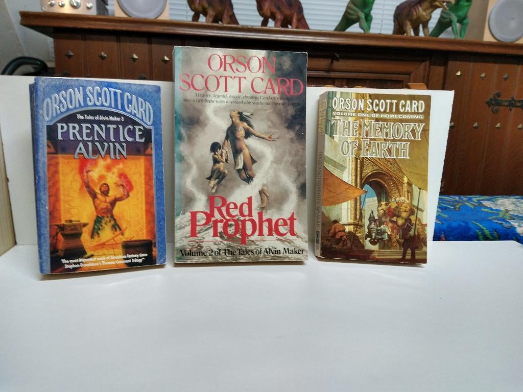 ORSON SCOTT CARD collection of 3 (3 english books 2 series), Verzenden, Gelezen, ORSON SCOTT CARD