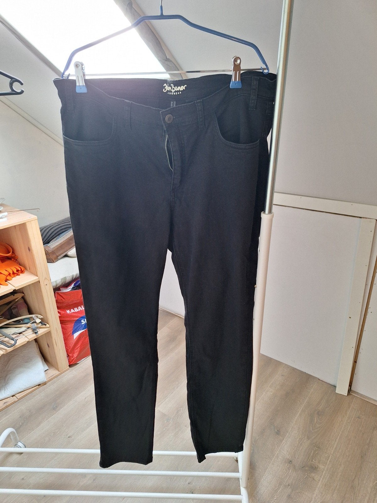 Zwarte John Baner Jeans - Maat 48 (XL), Maat 46/48 (XL) of groter, Nieuw, Ophalen of Verzenden, Lang
