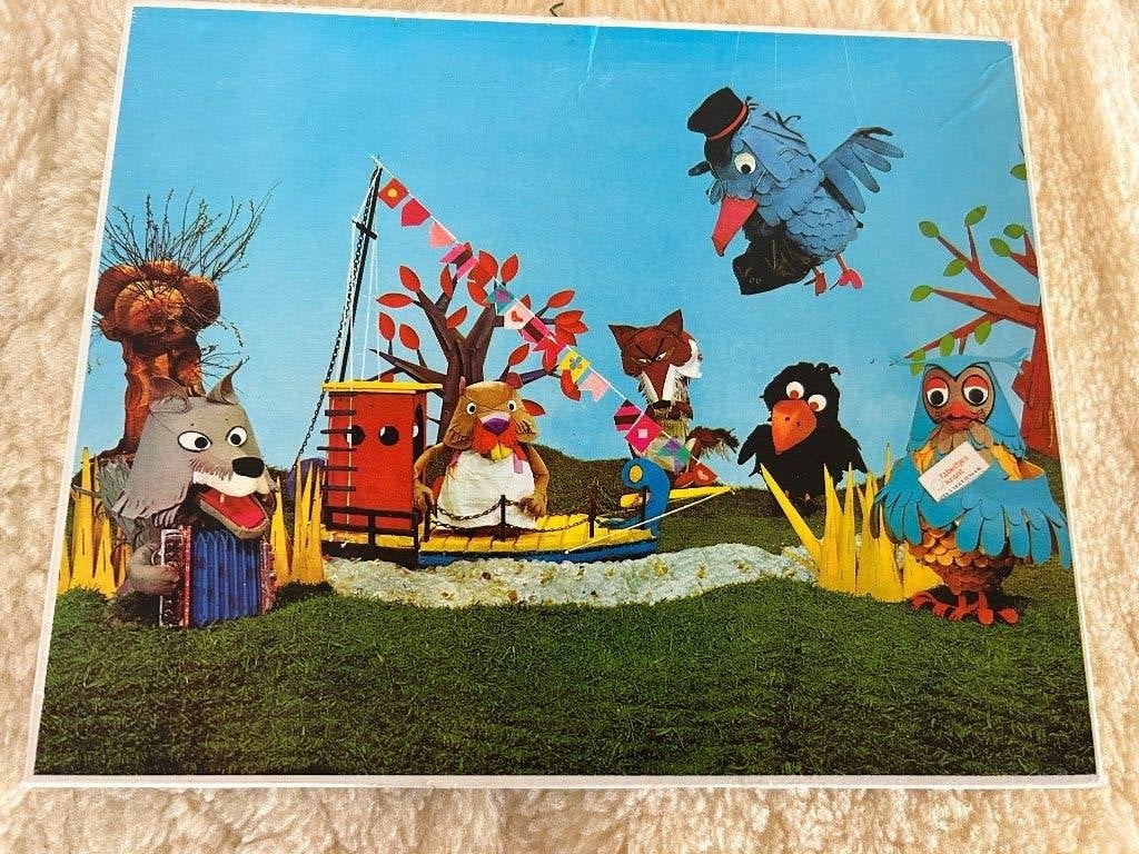 Vintage puzzel fabeltjes krant jaren 60 puzzel 4, Ophalen of Verzenden, Meer dan 50 stukjes, Zo goed als nieuw, 4 tot 6 jaar