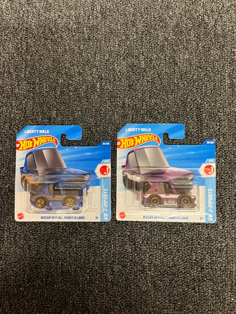 Hot wheels nissan skyline 2000gt liberty walk, Ophalen of Verzenden, Nieuw, Auto