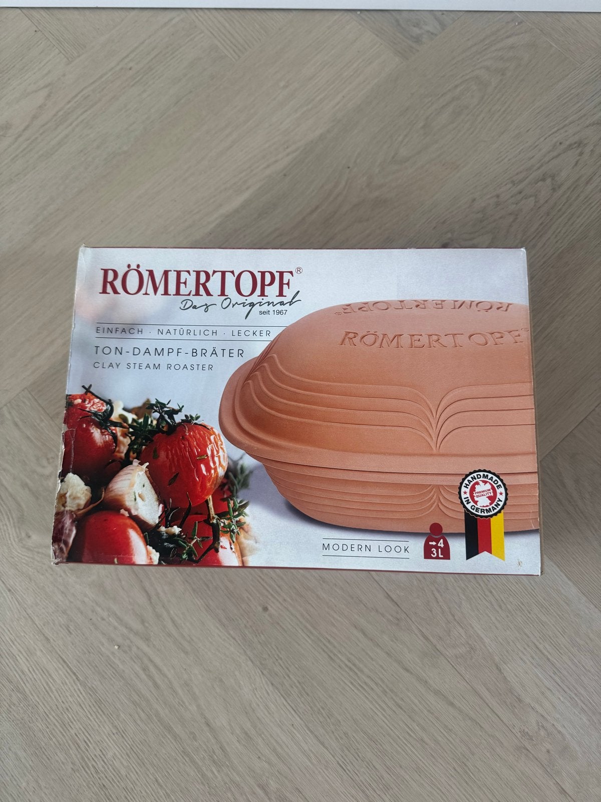 Römertopf Klei Stoombraadpan - Modern Look 3L, Ophalen, Nieuw
