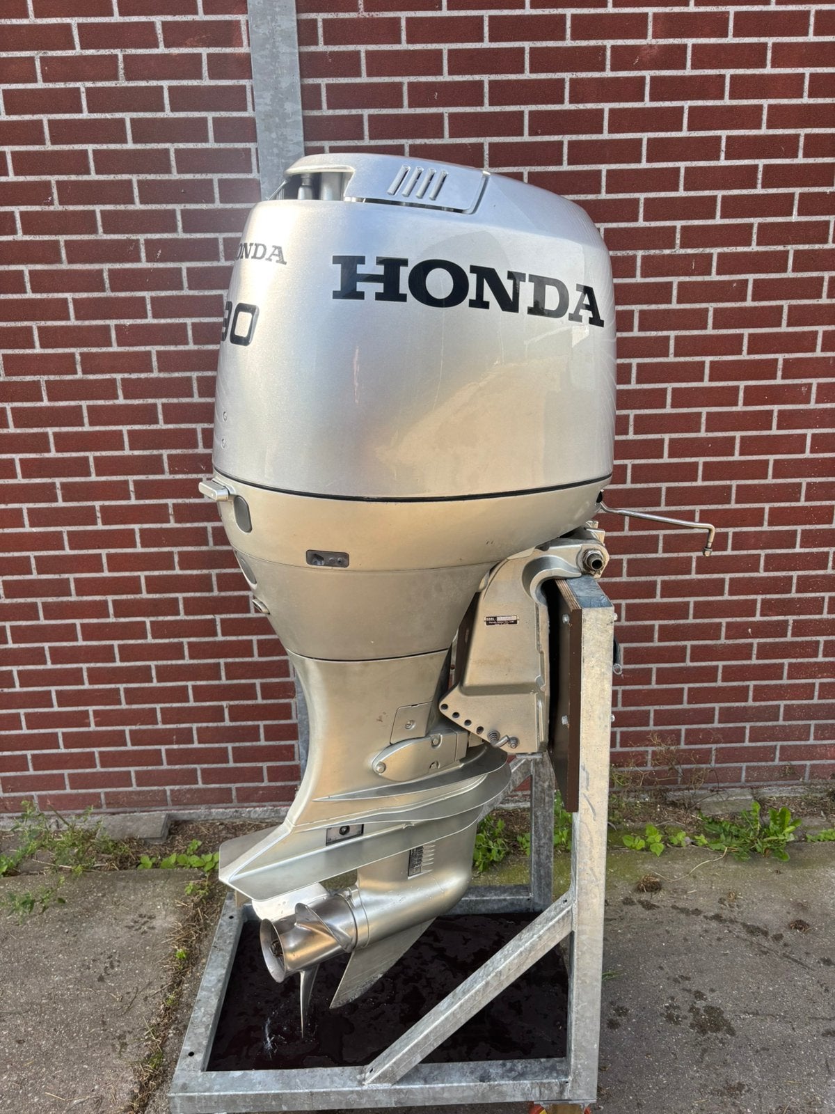 Honda 90 pk 4 takt langstaart powertrim, Watersport en Boten, Ophalen, Met afstandsbediening, Zo goed als nieuw, 30 pk of meer