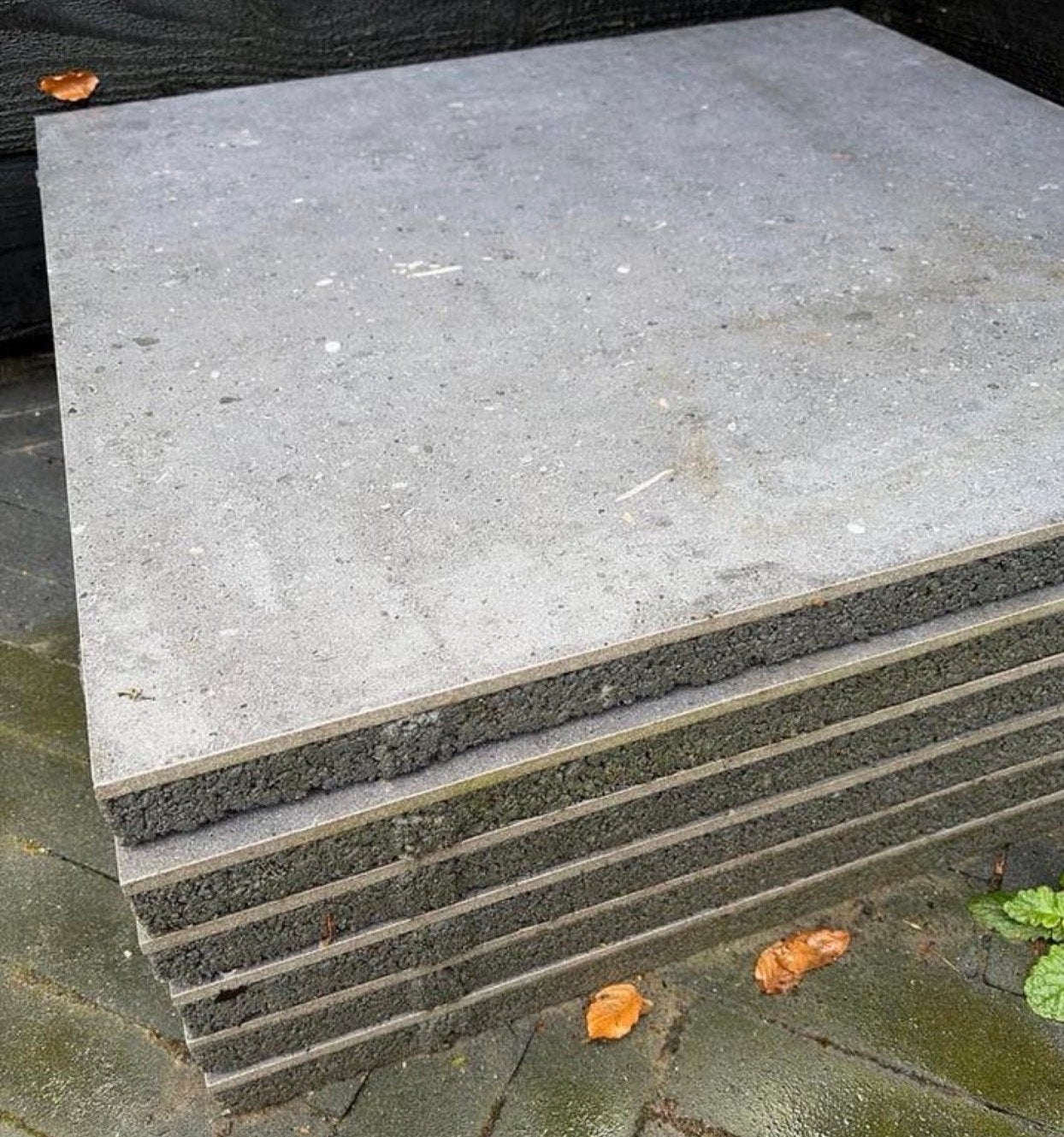 6 Keramische Tuintegels 80x80x4 cm, Tuin en Terras, Tegels en Klinkers, Ophalen, Keramiek, Nieuw, Minder dan 5 m²