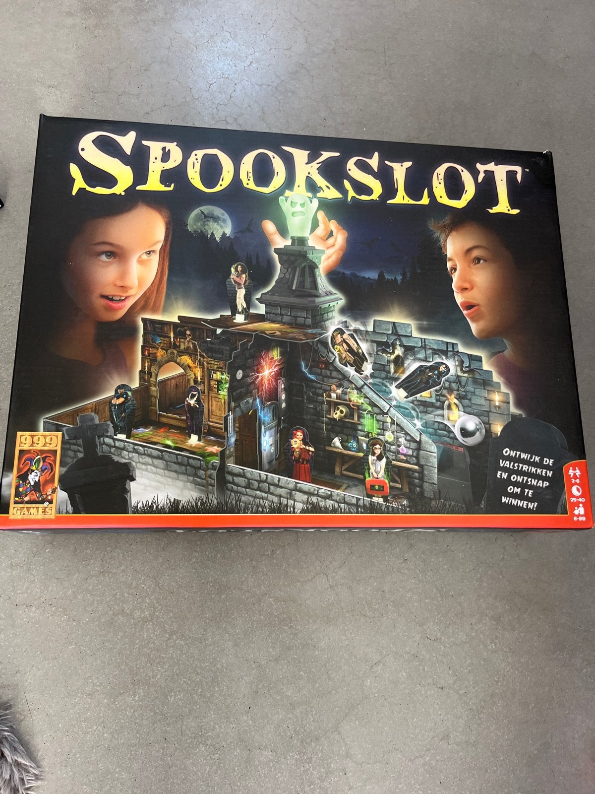 Spookslot bordspel - Zo goed als nieuw, Hobby en Vrije tijd, Ophalen of Verzenden, Zo goed als nieuw