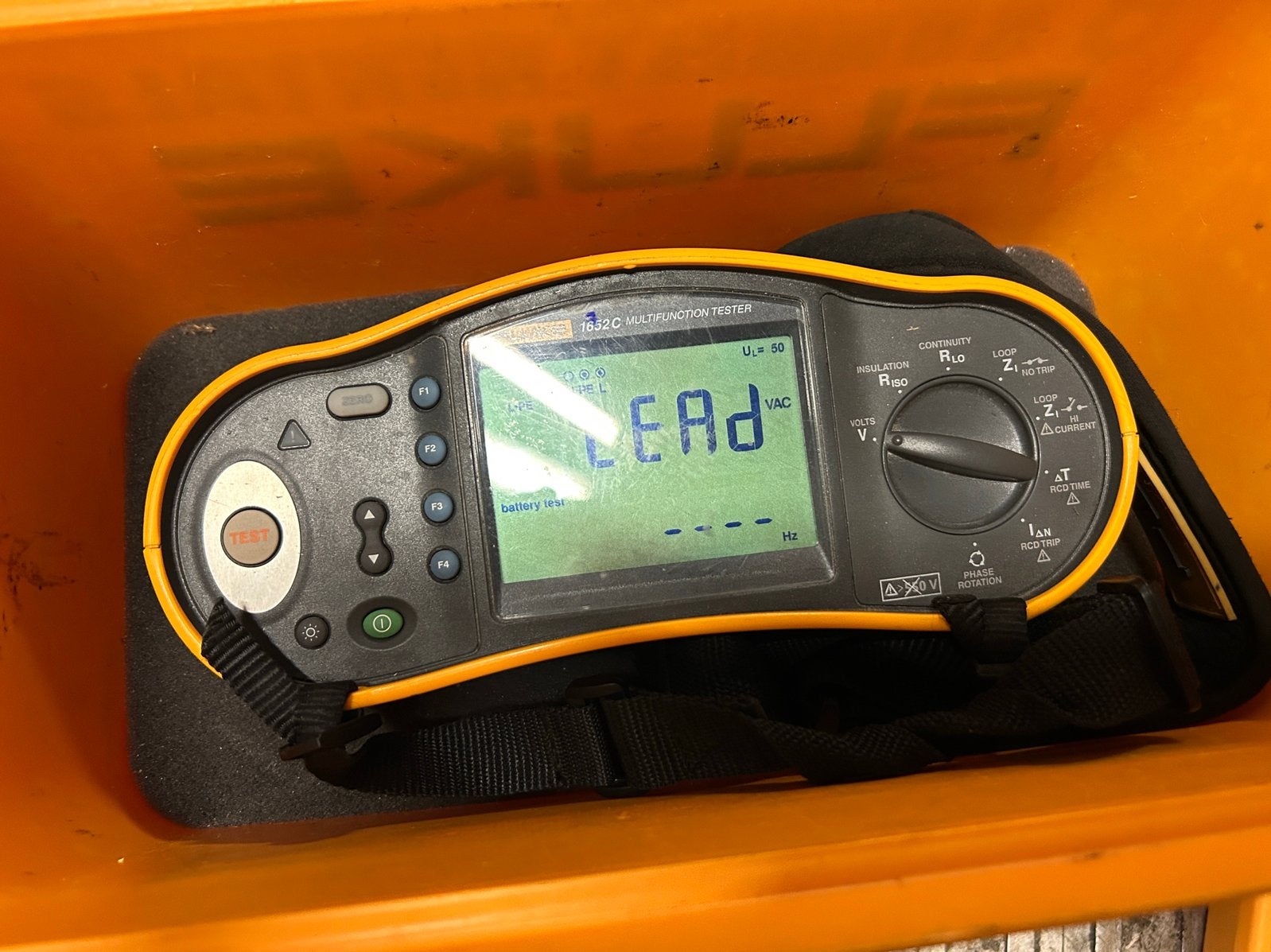 Fluke 1652 C Multifunctionele installatietester in koffer, Ophalen of Verzenden, Gebruikt