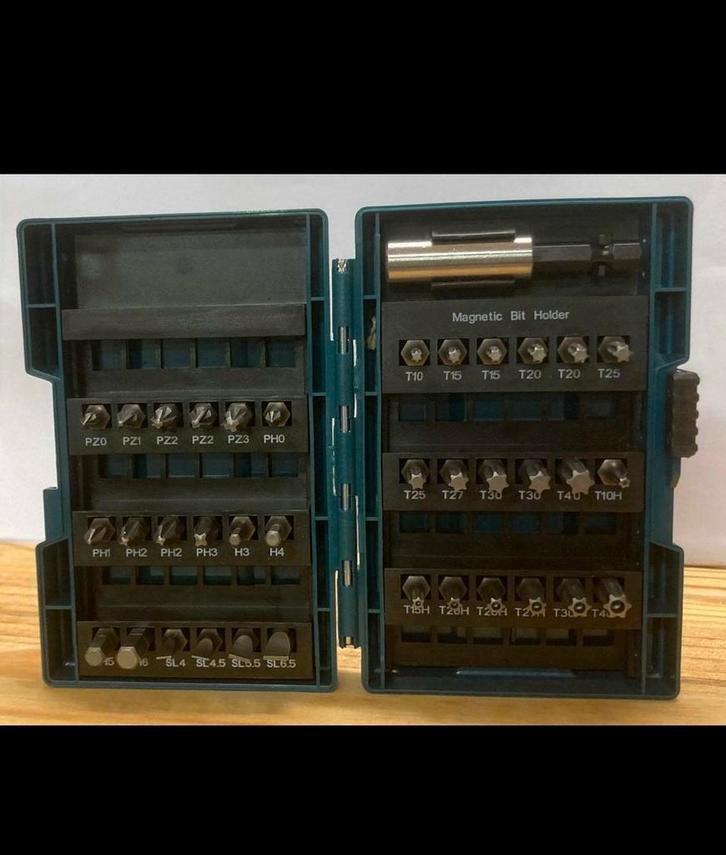 Makita 37 delige schroefbitset, Ophalen of Verzenden, Nieuw, Gereedschap of Toebehoren